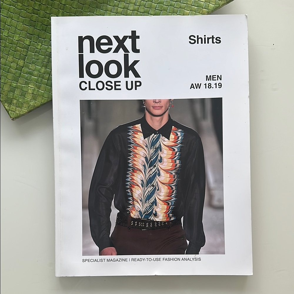 RARE Next Look Close Up Shirts Men Magazine Fashion Forecast 2018 2019